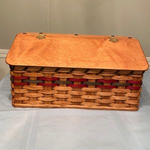 Handmade Amish Bread Box Basket